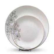 سرویس غذاخوری 26 پارچه طرح پنبه ای طلادار